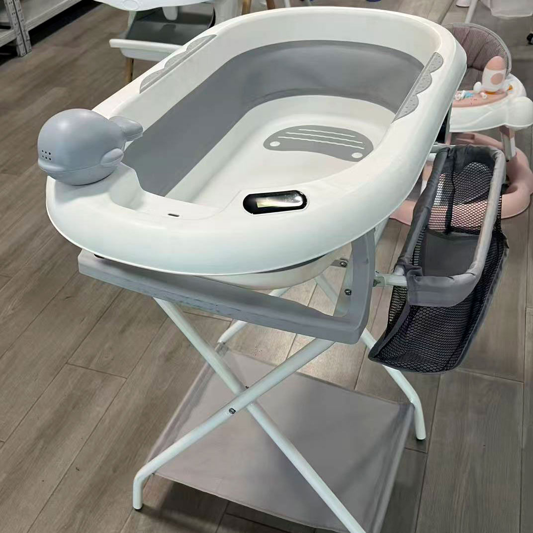 Folding Baby Bathtub with Strong Stand